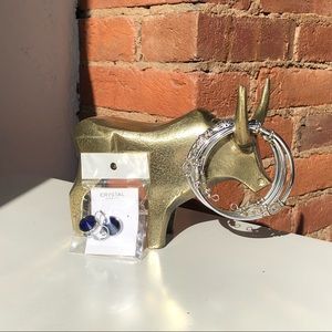 NWT Blue Silver Bracelet and Earring Set